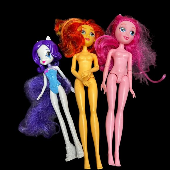 My Little Pony EQUESTRIA GIRLS Lot Of 3 MLP Dolls‎ - Picture 1 of 8